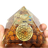7 Chakra Orgone Energy Generator Pyramid for Vastu Correction Orgonite Pyramids