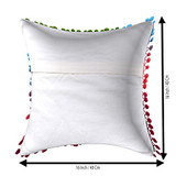 Cotton Suzani Embroidery Zipper Cushion Covers for Sofa Set Deewan Mattress Bed Chair Pillow Cover