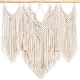 Large Macrame Wall Hanging Decor Boho Chic Tapestry Luxurious Woven Home Decoration for Apartment Bedroom Living Room Gallery Perfect Handmade Gift Ideas, 36"x29": Home & Kitchen