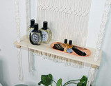 Macrame Wall Hanging Shelf - Boho Indoor Hanging Wall Decorative Bohemainmain