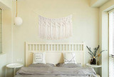 Macrame Wall Hanging Curtain Fringe Garland Banner Boho Wall Decor