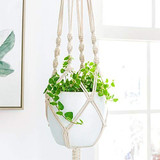 Macrame Plant Hangers 3 Different Sizes Hanging Planter for Indoor Outdoor Flower Pot Holder