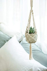 Macrame Plant Hangers 3 Different Sizes Hanging Planter for Indoor Outdoor Flower Pot Holder