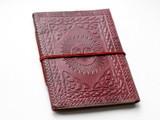 Celestial Sun Brown Leather Journal