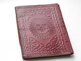 Celestial Sun Brown Leather Journal
