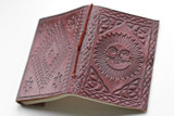 Celestial Sun Bullet Journal Brown Leather