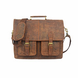 Charlee Leather Briefcase Laptop Messenger Bag