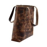 Brown buffalo Leather Women's Tote Bag