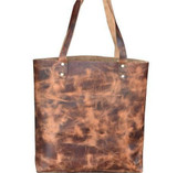 Brown buffalo Leather Women's Tote Bag