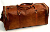 Douglas Brown Leather Duffel Weekender Bag Douglas Brown Leather Duffel Weekender Bag
