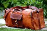 Brown Leather Duffel Bag Brown Leather Duffel Bag
