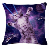 Astral Travel Cat Throw Pillow Covers Astral Travel Cat Throw Pillow Covers