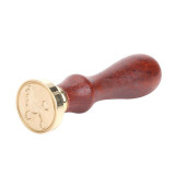 Retro Sealing Wax Wooden Handle Seal Stamps for Envelope Letter Wedding Post