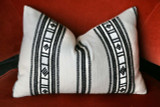 Boho Black and Cream Woven Pillow Cover / 20x20 Schumacher Pillow Cover / 24x24 Black Pillow / 14x36 Schumacher Cushion cover / Southwestern Pillow Cover