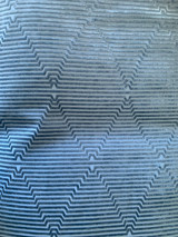 Blue Velvet Upholstery Fabric by the yard / Geometric Velvet fabric / Delft Blue Home Decor Velvet Fabric by the Yard