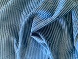 Blue Velvet Upholstery Fabric by the yard / Geometric Velvet fabric / Delft Blue Home Decor Velvet Fabric by the Yard