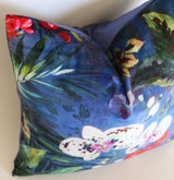 Evening Orchids Velvet Decorative Pillow Cover or Euro Sham