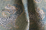 Basil Tibet Woven Jacquard Upholstery Fabric by the yard / Chinoiserie Home Decor Fabric / Clarence House Upholstery Fabric
