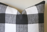 Black White Outdoor Farmhouse Plaid Buffalo Check Pillow / Accent Checkered Throw Pillow Covers, Check Pillow Covers, Plaid Throw pillows Black White Outdoor Farmhouse Plaid Buffalo Check Pillow / Accent Checkered Throw Pillow Covers, Check Pillow Covers, Plaid Throw pillows