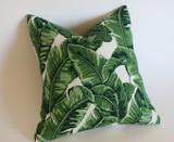 Outdoor Lumbar Pillow Cover / 12x18 Outdoor Lumbar Black Cushion / 12x18 Genuine Sunbrella Pillow / 12x18 Black Striped Pillow cover