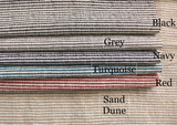 Beige Hemp Hmong Fabric / Home Decor Fabric / Beige Upholstery / Upholstery Ticking Stripe / Heavyweight Upholstery