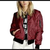 Solid Color Short Style Vertical Collar Leisure Zipper Jacket Jacket Jacket Jacket Jacket