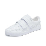HOT Women Sneakers Fashion Breathble Vulcanized Shoes Platform Lace up Casual White Tenis Feminino Zapatos De Mujer Pu leather 8