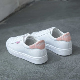 HOT Women Sneakers Fashion Breathble Vulcanized Shoes Platform Lace up Casual White Tenis Feminino Zapatos De Mujer Pu leather 8