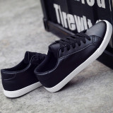 2019 new spring lace-up white shoes woman casual women shoes sneakers tenis feminino fashion leather solid color female shoes