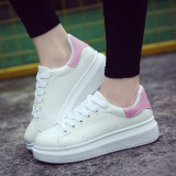 Women Sneakers 2019 Women Caual Shoes Fashion White Sneaker Round Toe White Shoes Women Vulcanize Shoes Trainer Zapatillas Mujer
