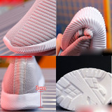 2019 Autumn Shoes Women Sneakers Slip on Flat Women Black Pink Women Shoes Plus Size Loafers Walking Flat