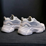 Autumn Shoes Woman Daddy Shoes Designer Sneakers Platform Sneakers Flats Platform Chunky Sneakers Reflective Casual Footwear