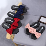 Women Bow Summer Sandals Slipper Indoor Outdoor Flip-flops Beach Shoes New Fashion Female Casual flower Slipper chanclas 3.747