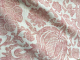 One Yard Blush Batik Linen Fabric / Blush Linen Upholstery / Drapery Fabric / Woven Pink Cream Fabric / Heavy weight Fabric / blush Linen