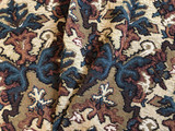 Tapestry Upholstery Remnant / Blue Brown Burgundy Fabric Remnant / Home Decor Fabric / Furniture Fabric