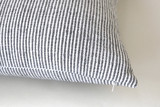 Grey Ticking Pillow cover / Mattress stripe 20x20 / Flour sack 16x16 / 26x26 ticking Euro Sham / 14x36 ticking pillow / Rustic Grey pillow