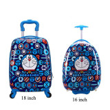 Travel Luggage bags Case School Bags for Girls Boys Waterproof Kids Book Bag Girls Anime Trolley Suitcase Kids Climb The Stairs
