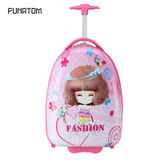 Travel Luggage bags Case School Bags for Girls Boys Waterproof Kids Book Bag Girls Anime Trolley Suitcase Kids Climb The Stairs