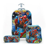 Children Anime Travel Trolley Case Kids Travel 3PCS/set Suitcase Boy Girl Creative Cartoon Pencil Box Children Christmas Gift