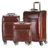 luxury PU Rolling Luggage travel Suitcase bag Spinner Women Trolley case/bag 24inch Wheels Man 20inch Boarding Travel Bag Trunk