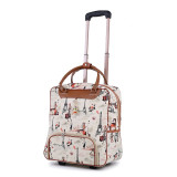 Women Trolley Luggage Rolling Suitcase Casual Stripes Rolling Case Travel Bag on Wheels Luggage Suitcase with Wheels