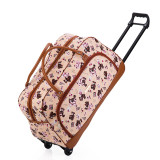 Brand Luggage Travel Suitcase On Wheels Trolley Luggage Shopping Travel Suitcases for Girls Women Hand Luggage Boarding Trolley