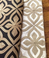 Black Embroidered Pillow Cover / Beige Pillow Cover / Bohemian Pillow Cover 12x18 12x21 16x16 18x18 20x20 22x22 24x24 26x26 14x36 16x24