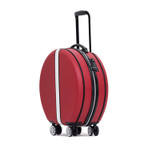 Women's cute round handbag and Trolley suitcase Carry On Luggage Rolling Luggage Trolley Suitcase girl hard case suitcase travel