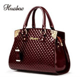 Women Genuine Patent Leather Handbags luxury Shoulder Crossbody Bag Handbag Designer Purse Satchel Messenger Bag Ladies Tote bag