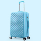 Fashion Cosmetic Bag, Travel Spinner Password Luggage, Woman Rolling Suitcase