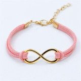 Hot European Cheap Punk Fashion Vintage Infinity 8 Cross Leather Bracelets For Women Gift Bangles Men Jewelry pulseras Hot European Cheap Punk Fashion Vintage Infinity 8 Cross Leather Bracelets For Women Gift Bangles Men Jewelry pulseras