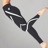 Black White Design Leggings