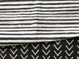 Mudcloth Upholstery Fabric by the yard / Home Decor Fabric / Cotton Upholstery Fabric / Heavy weight fabric / White Mudcloth Fabric