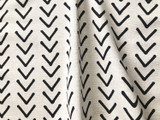 Mudcloth Upholstery Fabric by the yard / Home Decor Fabric / Black Upholstery Fabric / Heavy weight fabric / Black Mudcloth Fabric